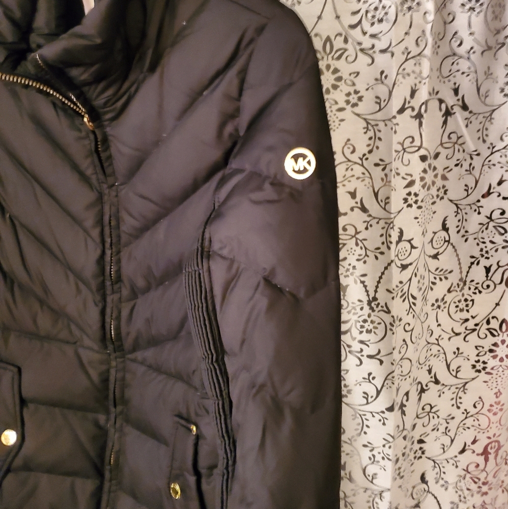 Michael Kors black puffy winter jacket